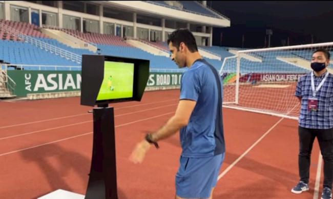 Trọng tài Qatar kiểm tra VAR trước trận Việt Nam vs Australia
