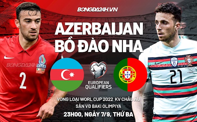 Nhận định Azerbaijan vs Bồ Đào Nha (23h00 ngày 7/9): Làm gỏi chủ nhà