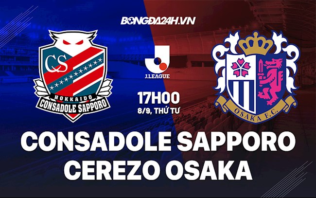 Soi kèo Consadole Sapporo vs Cerezo Osaka J-League 1
