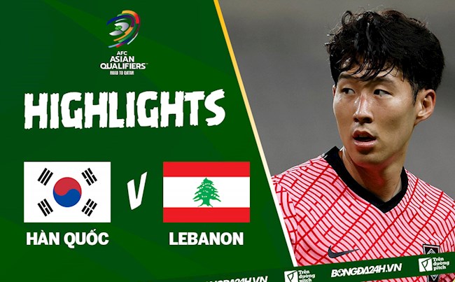 Video tổng hợp Hàn Quốc 1-0 Lebanon (Vòng loại World Cup 2022)