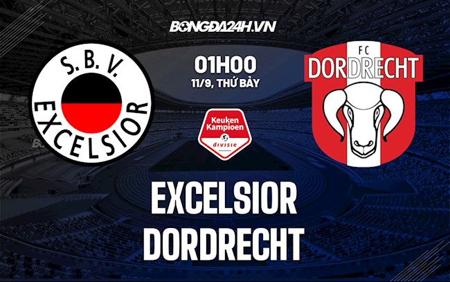 Nhận định Excelsior vs Dordrecht 1h00 ngày 11/9 (Hạng 2 Hà Lan 2021/22)