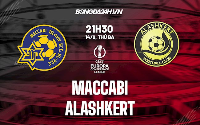 Nhận định bóng đá Maccabi Tel Aviv vs Alashkert 21h30 ngày 14/9 (Cúp C3 châu Âu 2021/22)