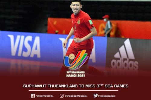 ĐT futsal Thái Lan mất chân sút số 1 tại SEA Games 31 1 ĐT futsal Thái Lan mất chân sút số 1 tại SEA Games 31 1