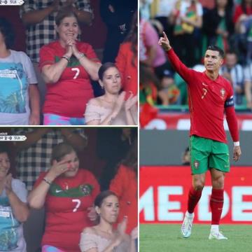 Mẹ Ronaldo bật khóc sau khi chứng kiến cú đúp của cầu thủ này 1