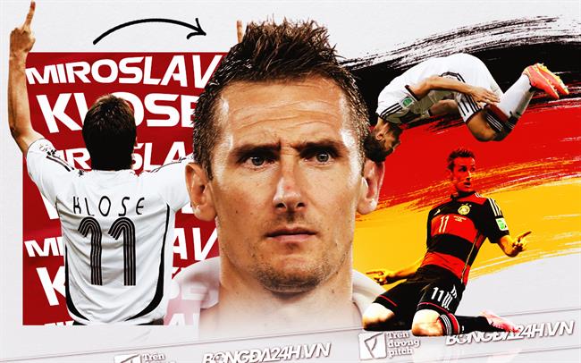 Miroslav Klose: Tỏa sáng nhờ tài năng, vĩ đại bởi phẩm giá