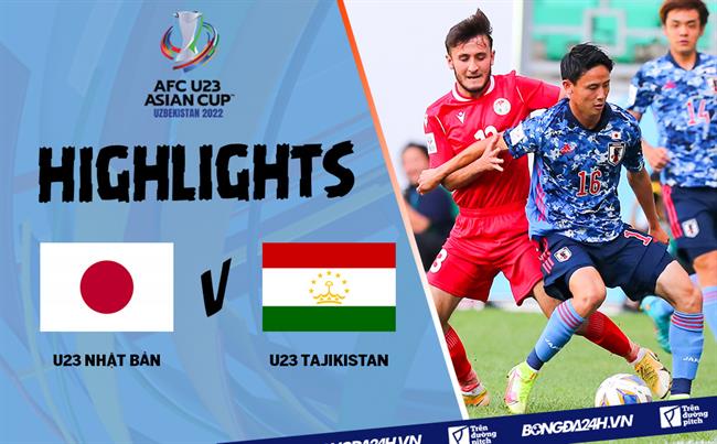 Video U23 Nhat Ban vs U23 Tajikistan (9/6/2022)