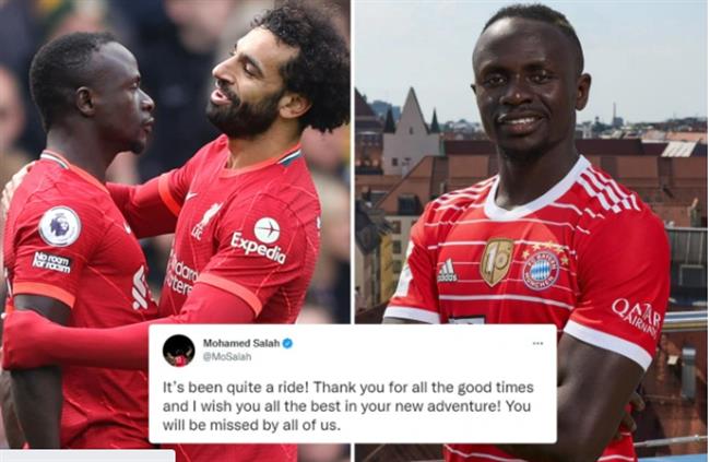Mo Salah nói gì khi Sadio Mane rời Liverpool?