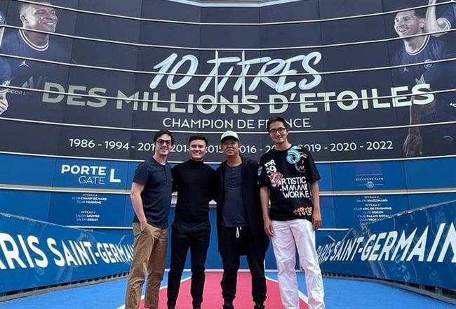 Tiền vệ Quang Hải có mặt tại PSG