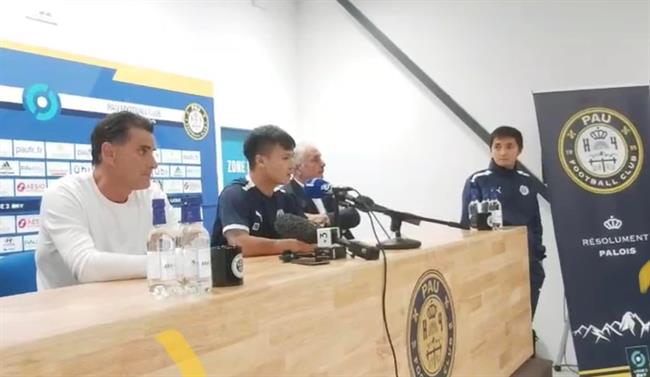 Quang Hải họp báo ra mắt Pau FC: Tôi chấp nhận mọi thử thách để có được niềm tin của HLV trưởng