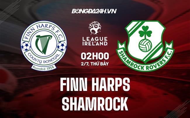 Nhận định Finn Harps vs Shamrock 2h00 ngày 2/7 (VĐQG Ireland 2022)