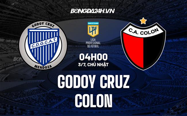 Nhận định Godoy Cruz vs Colon 4h00 ngày 3/7 (VĐQG Argentina 2022)