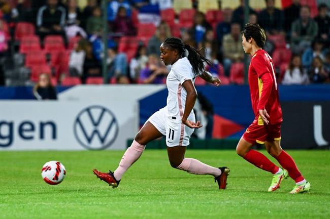 Cầu thủ Pháp hài lòng sau trận thắng trước ĐT nữ Việt Nam 1 Cầu thủ Pháp hài lòng sau trận thắng trước ĐT nữ Việt Nam 1