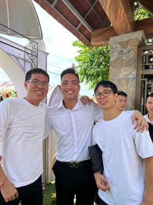 Dàn sao HAGL diện đồ bao ngầu, dự đám cưới thủ môn Văn Trường 3