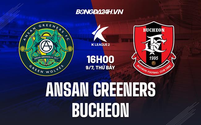 Nhận định Ansan Greeners vs Bucheon 16h00 ngày 9/7 (Hạng 2 Hàn Quốc 2022)