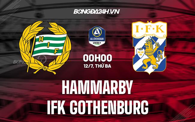Nhận định,  Hammarby vs IFK Gothenburg 0h00 ngày 12/7 (VĐQG Thụy Điển 2022)
