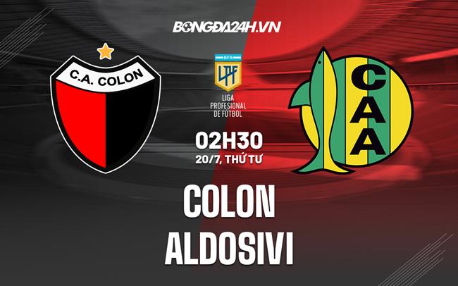 Nhận định, dự đoán Colon vs Aldosivi 2h30 ngày 20/7 (VĐQG Argentina 2022)