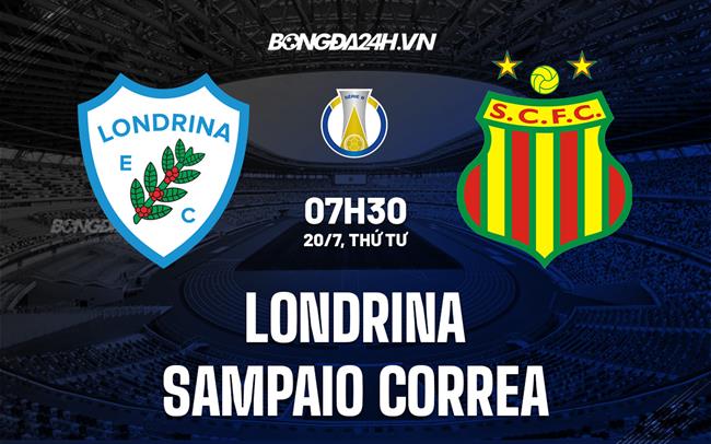 Nhận định Londrina vs Sampaio Correa 5h00 ngày 20/7 (Hạng 2 Brazil 2022)