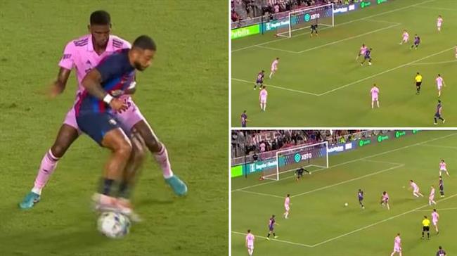Sieu pham cua Memphis Depay vao luoi Inter Miami 