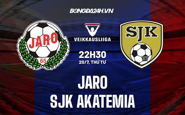 Nhận định Jaro vs SJK Akatemia 22h30 ngày 20/7 (Hạng 2 Phần Lan 2022)