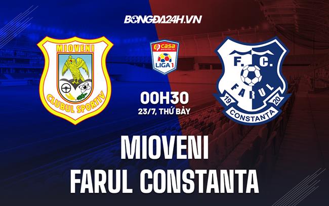 Nhận định Mioveni vs Farul Constanta 0h30 ngày 23/7 (VĐQG Romania 2022/23)