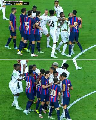 VIDEO Hỗn chiến ở trận Real vs Barca 1 VIDEO Hỗn chiến ở trận Real vs Barca 1