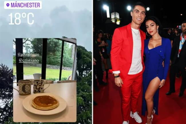Georgina Rodriguez trở lại Manchester