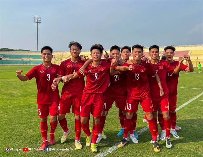 U16 Việt Nam thắng đậm trong trận ra quân tại giải Đông Nam Á 2022