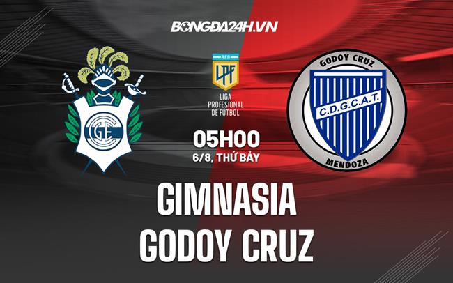 Nhận định bóng đá Gimnasia vs Godoy Cruz 5h00 ngày 6/8 (VĐQG Argentina 2022)