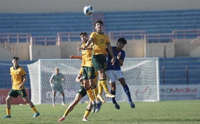  U16 Australia (ao vang) gay that vong khi nhan 2 tran thua lien tiep o giai dong Nam a 2022. anh: AFF. 