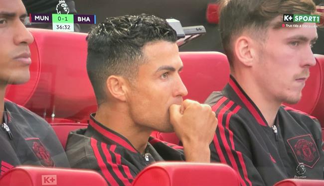 Ronaldo tỏ thái độ khi MU nhận bàn thua 1