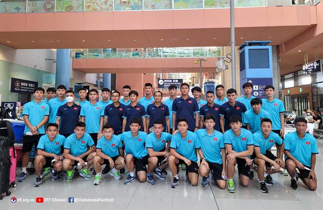 Đặt chân đến Nhật Bản, U20 Việt Nam bước vào đợt tập huấn