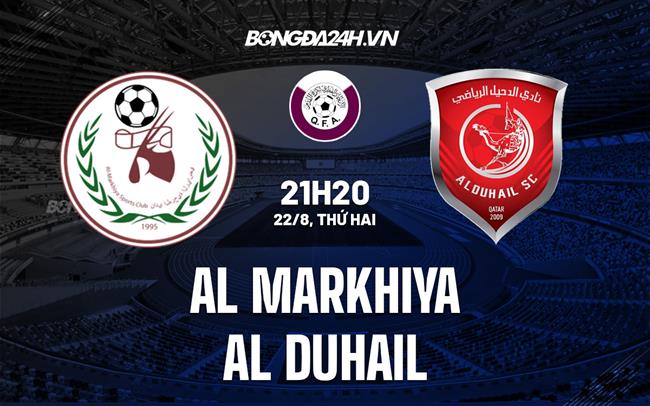 Nhận định,  Al Markhiya vs Al Duhail 21h20 ngày 22/8 (VĐQG Qatar 2022/23)