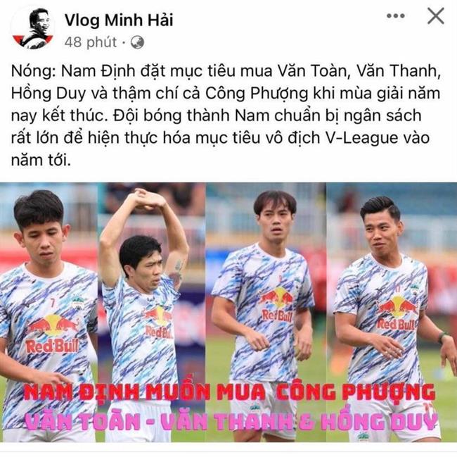 Rộ tin Nam Định FC dốc hầu bao chiêu mộ 4 ngôi sao của HAGL 1