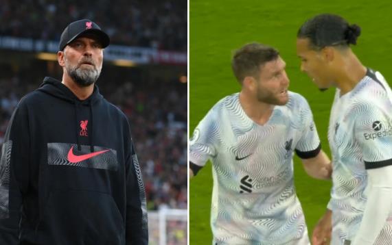 Jurgen Klopp nói về tình huống tranh cãi giữa Milner và Van Dijk Jurgen Klopp noi ve tinh huong tranh cai giua Milner va Van Dijk