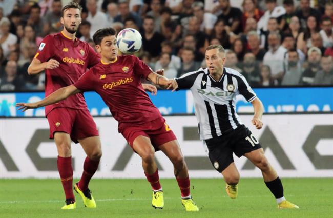 Kết quả Udinese vs Roma VĐQG Italia hôm nay 2