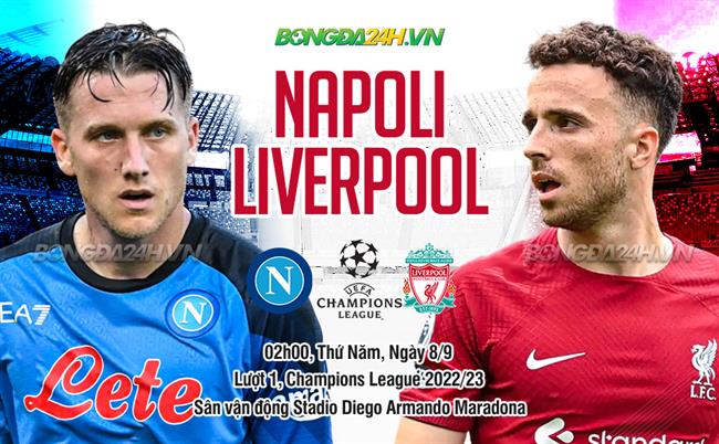 Liverpool mở màn Champions League 2022/23 bằng trận thua tan nát trước Napoli champions league 2022