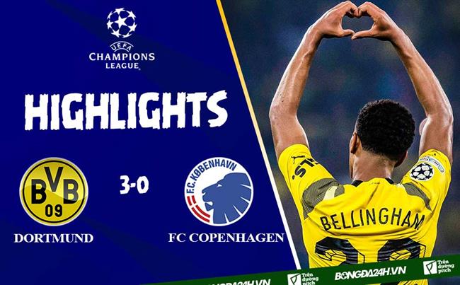 Video Dortmund vs FC Copenhagen cup C1 2022/2023