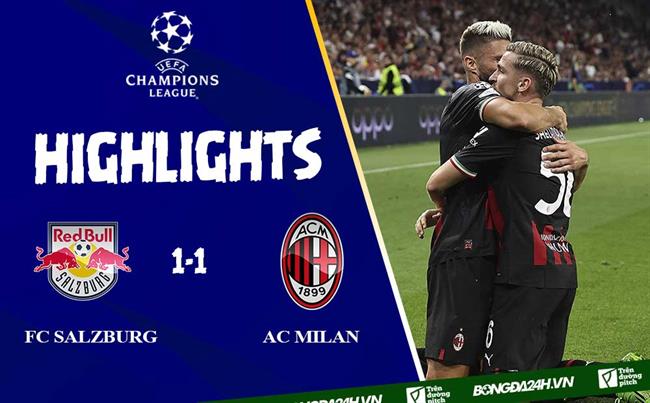 Video FC Salzburg vs AC Milan cup C1 2022/2023