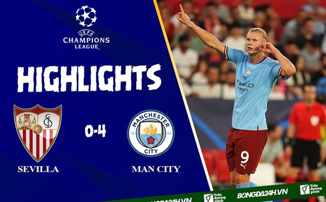 Video Sevilla vs Man City cup C1 2022/2023