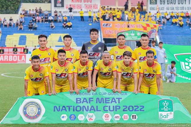 CLB Thanh Hoa gianh ve du ban ket Cup Quoc gia 2022. anh: Thanh Hoa FC