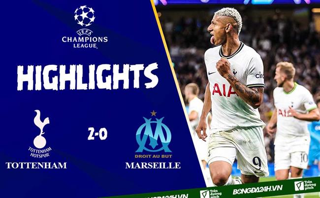 Video Tottenham vs Marseille cup C1 2022/2023