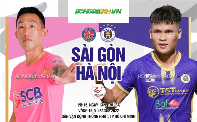Nhận định Sài Gòn vs Hà Nội (19h15 ngày 13/9): Ở hai thái cực