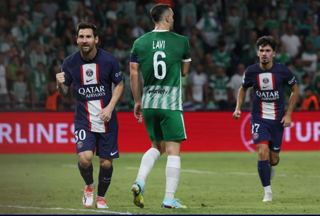 Lionel Messi ghi ban vao luoi Maccabi Haifa