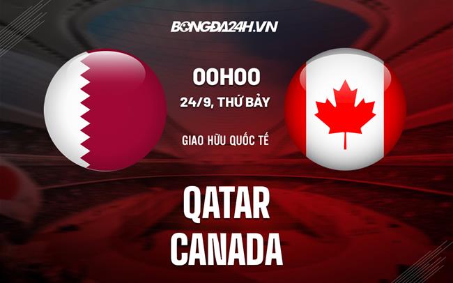 Nhận định, dự đoán Qatar vs Canada 0h00 ngày 24/9 (Giao hữu quốc tế)