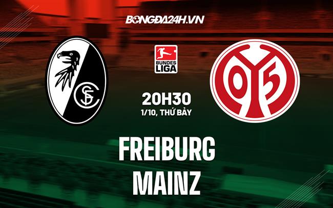 Nhận định, dự đoán Freiburg vs Mainz 20h30 ngày 1/10 (VĐQG Đức 2022/23)