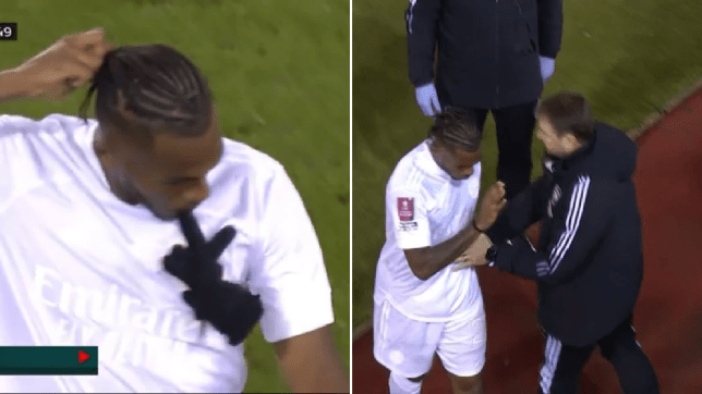 Nuno Tavares phản ứng khi bị thay ra