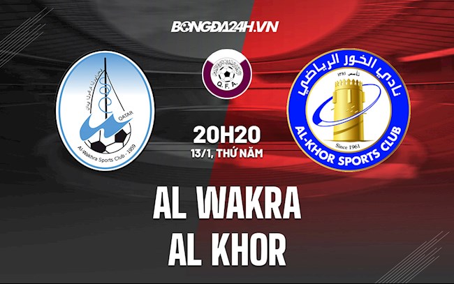 Nhận định Al-Wakra vs Al-Khor 23h00 ngày 13/1 (VĐQG Qatar 2021/22)