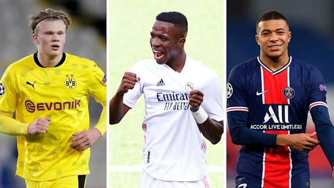 Vinicius vượt Haaland và Mbappe
