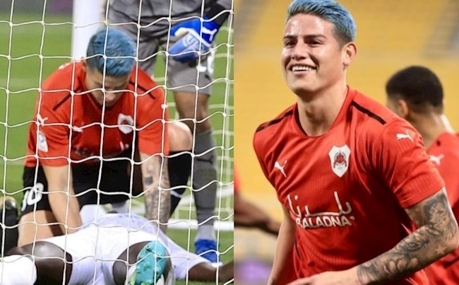 James Rodriguez cứu sống cầu thủ bị đột quỵ ở giải VĐQG Qatar