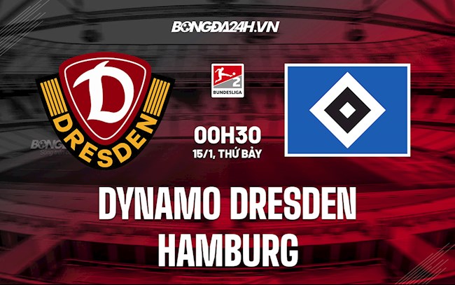 Nhận định Dynamo Dresden vs Hamburg 0h30 ngày 15/1 (Hạng 2 Đức 2021/22)